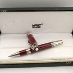 NEW UPGRADED Montblanc JFK John F. Kennedy Red Precious resin Rollerball Pen